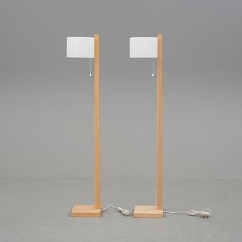 GOLVLAMPOR, ett par, Luxus, 1900-tal.