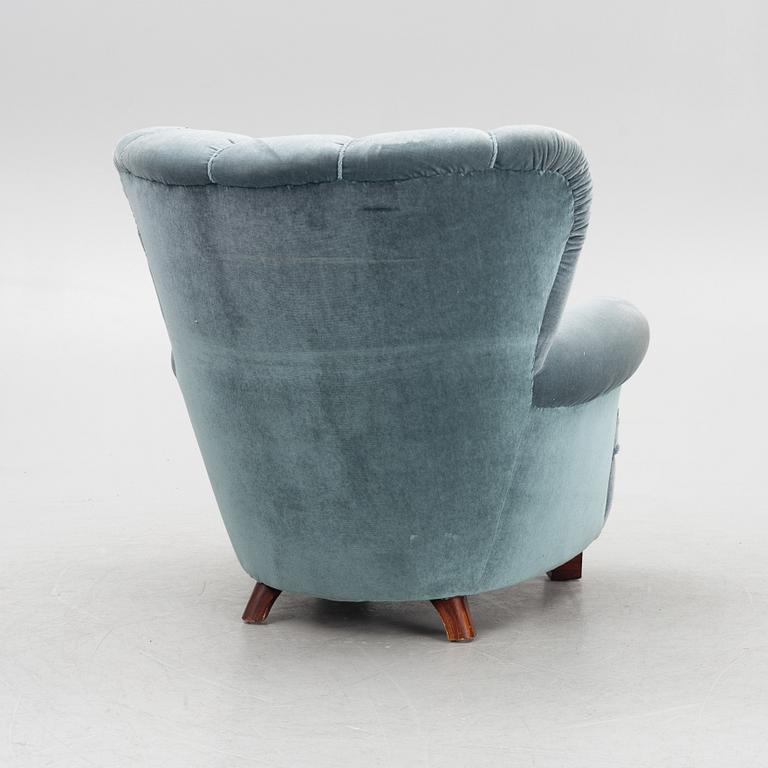 Armchair, Scandinavian Modern, 1940s.