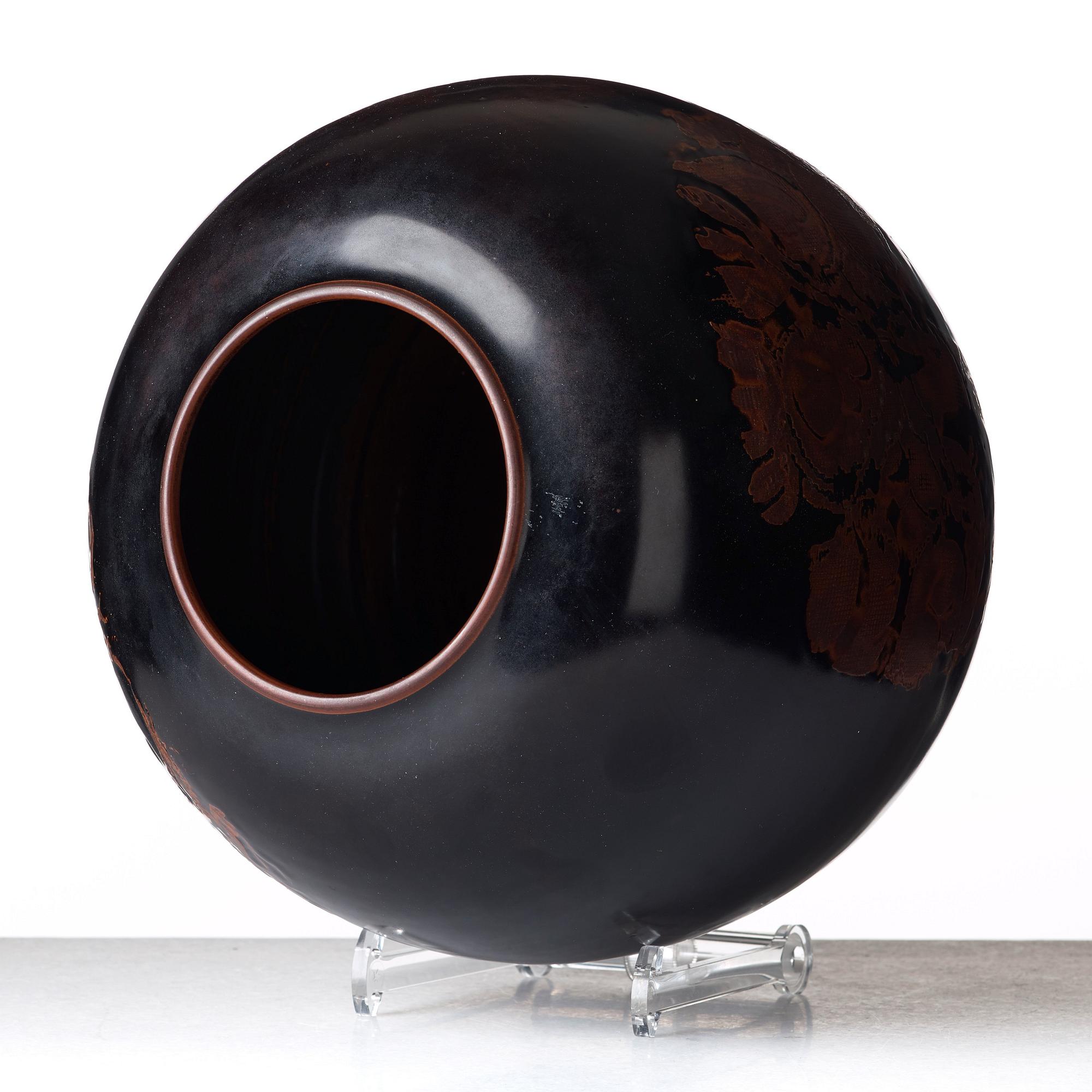 Stig Lindberg, STIG LINDBERG, a stoneware vase, Gustavsberg studio, Sweden 1970.