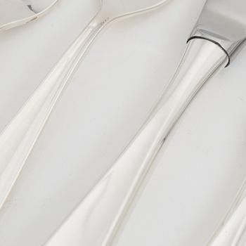 A 84 piece silver cutlery set, Thorvald Marthinsen Sølvvarefabrik, Norway, 20th century.