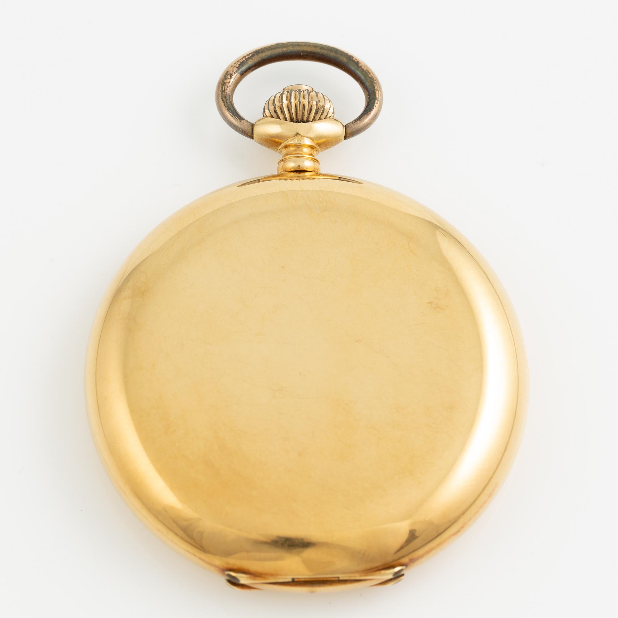 Pocket watch, hunter, 52 mm.