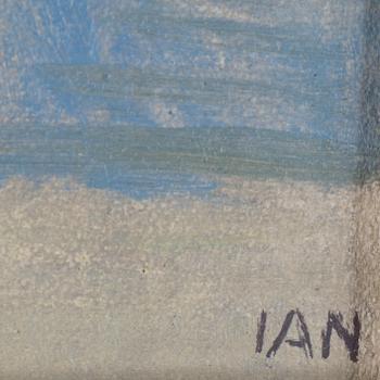 IAN RUSTH, oil on canvas, signed.