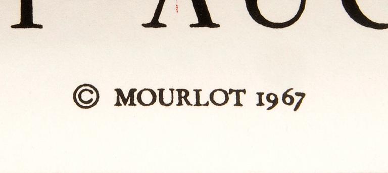 Marc Chagall, efter färglitografisk affisch numrerad 189/1000.