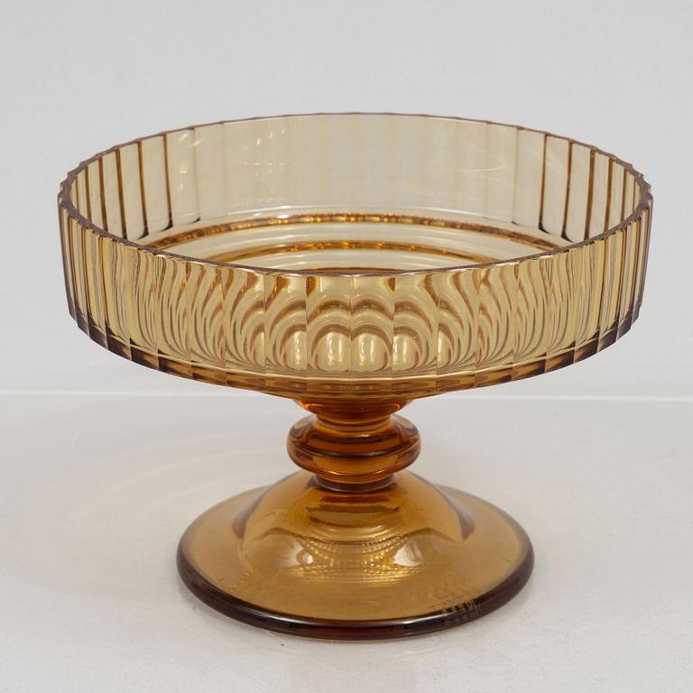Knut Bergqvist, troligtvis, skål, Lindefors glasbruk, 1930.