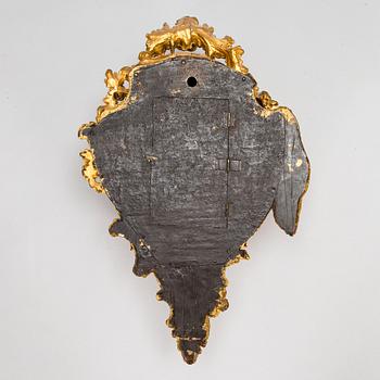 Väggpendyl, svensk rokoko, 1700-talets andra hälft.