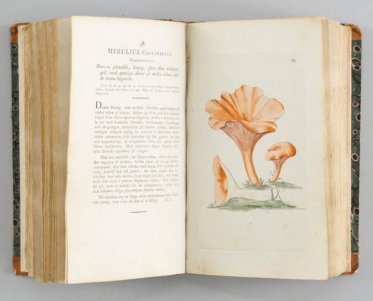 Johan Wilhelm Palmstruch, "Svensk botanik", 8 volymer.