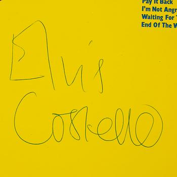 Elvis Costello, "My Aim Is True", signed LP, 1977.