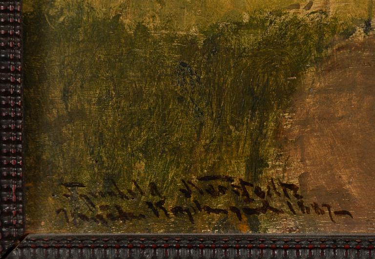 Reinhold Norstedt, Landscape with Farm.