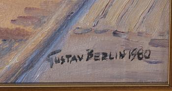 BERLIN, GUSTAV. Olja på duk, sign o dat 1980.