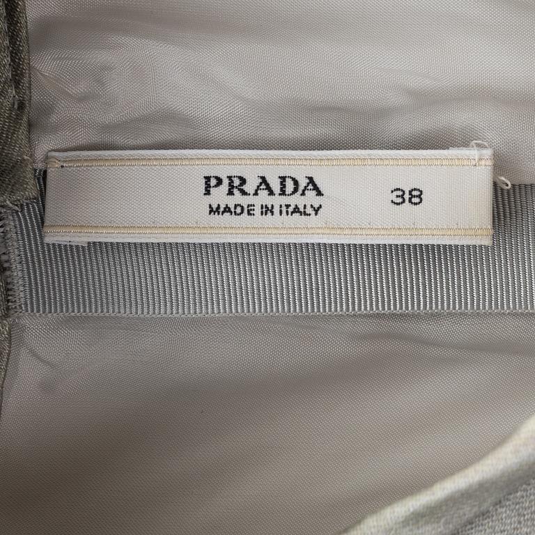 Prada, a silk-mix jacket and top, size 38.