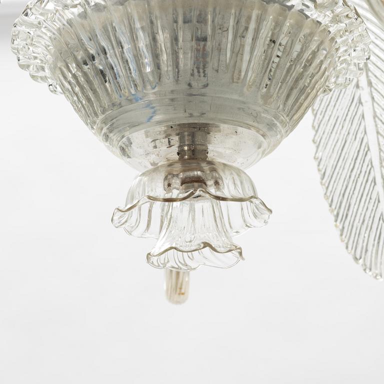 Fritz Kurz, taklampa, Orrefors, 1900-talets mitt.