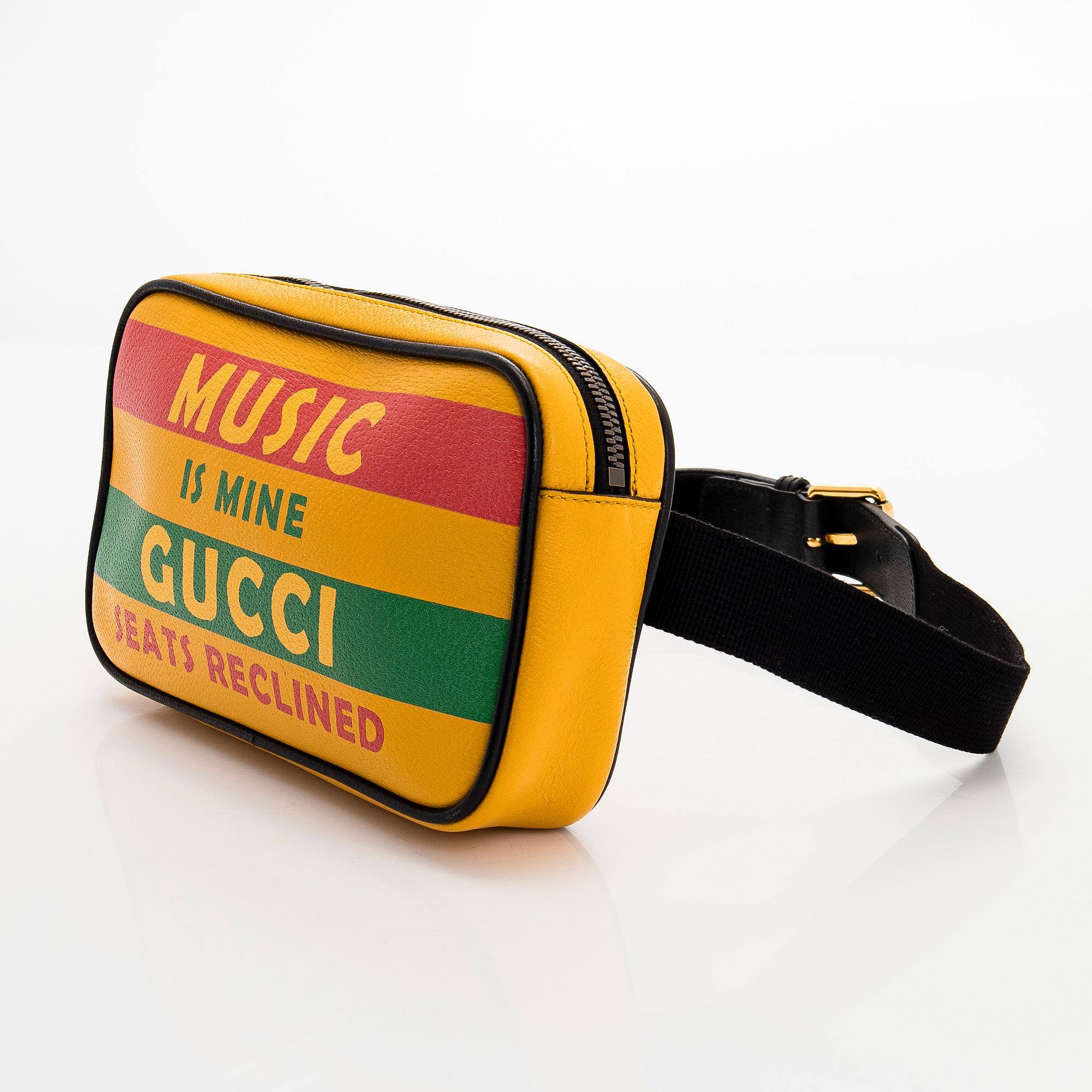 Gucci, midjeväska, "Music is mine".