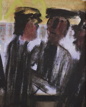Ragnar Sandberg, At the café.