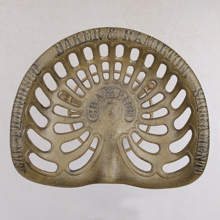 BARSTOLAR, 4 st, gjutjärn, 1900-talets andra hälft.