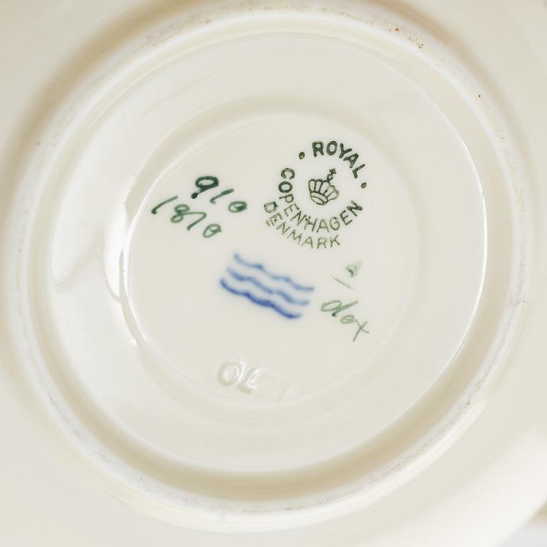 Royal Copenhagen, A Royal Copenhagen coffee service, Denmark, 20th century.