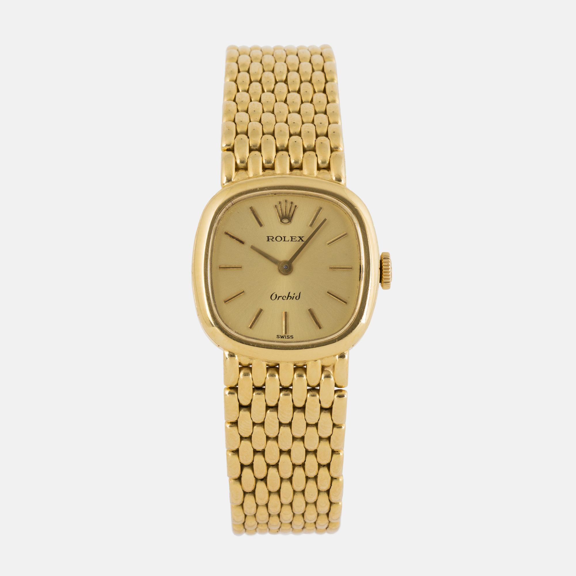 ROLEX, Orchid, wristwatch, 21 mm.