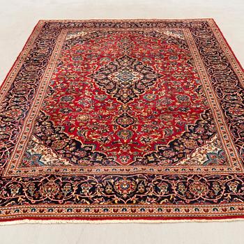 Keshan carpet old/semi-antique approx. 347x245 cm.