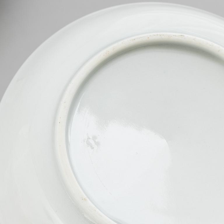 Service pieces, 46 pieces, porcelain, Samson, Paris,  France, 19th century.