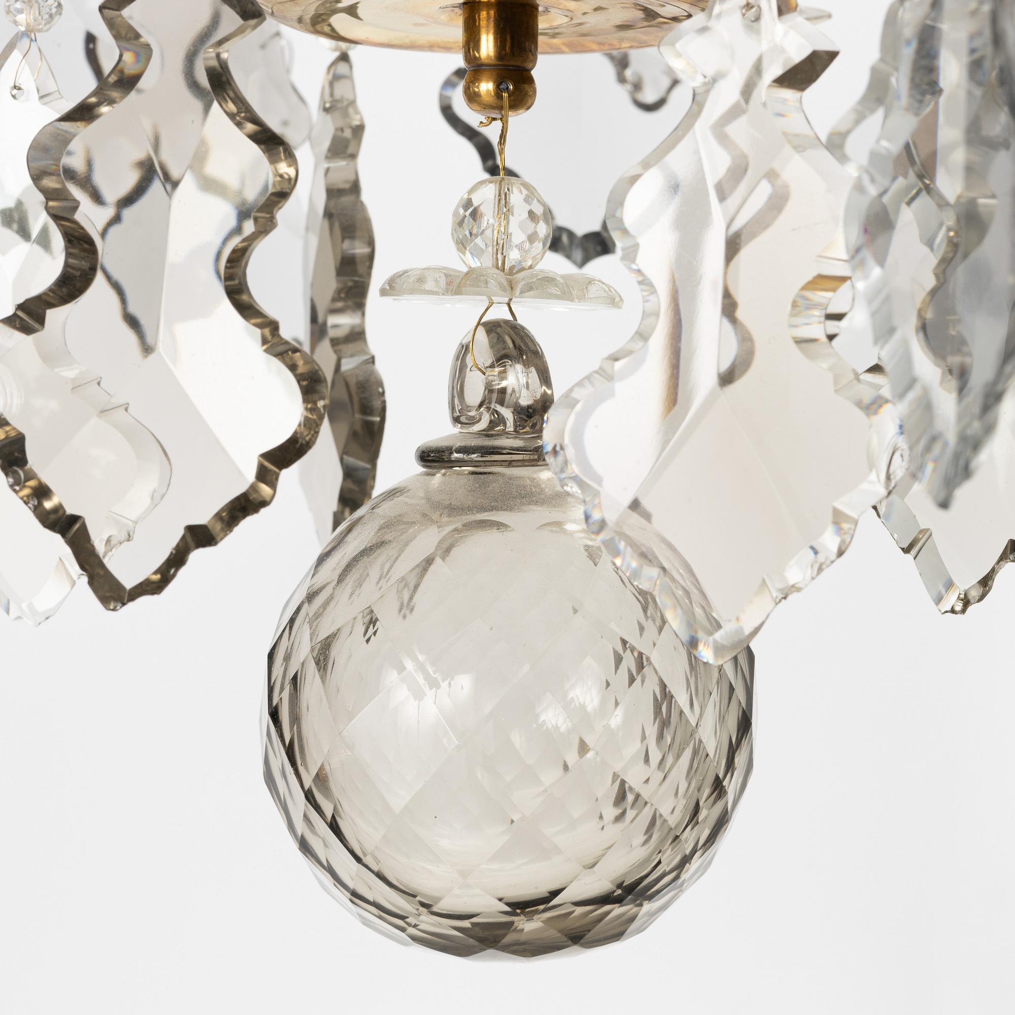 Ljuskrona, rokokostil, tidigt 1900-tal.