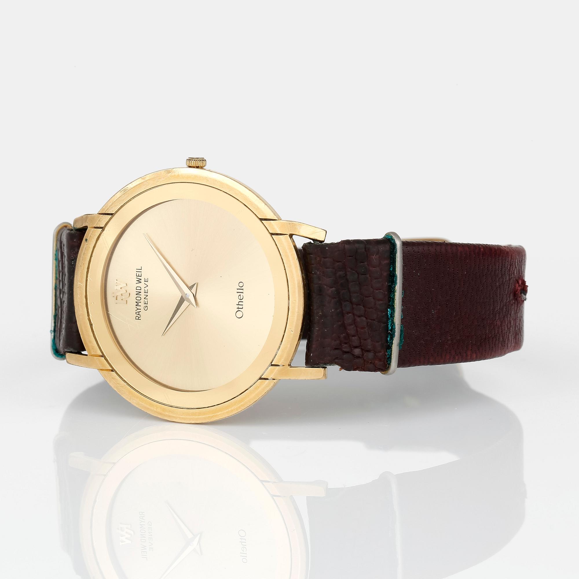 ARMBANDSUR, dam, Raymond Weil, "Othello", Schweiz.