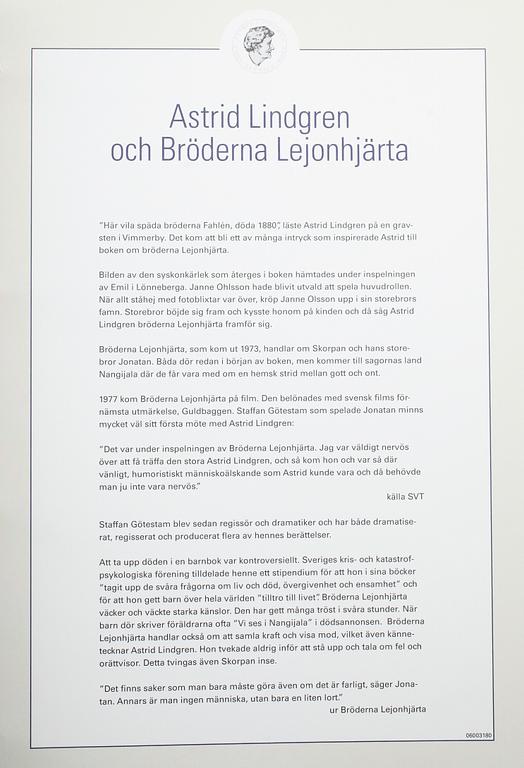 MEDALJER, 14 st, silver, Astrid Lindgren,1900-tal. Vikt ca 378 g.