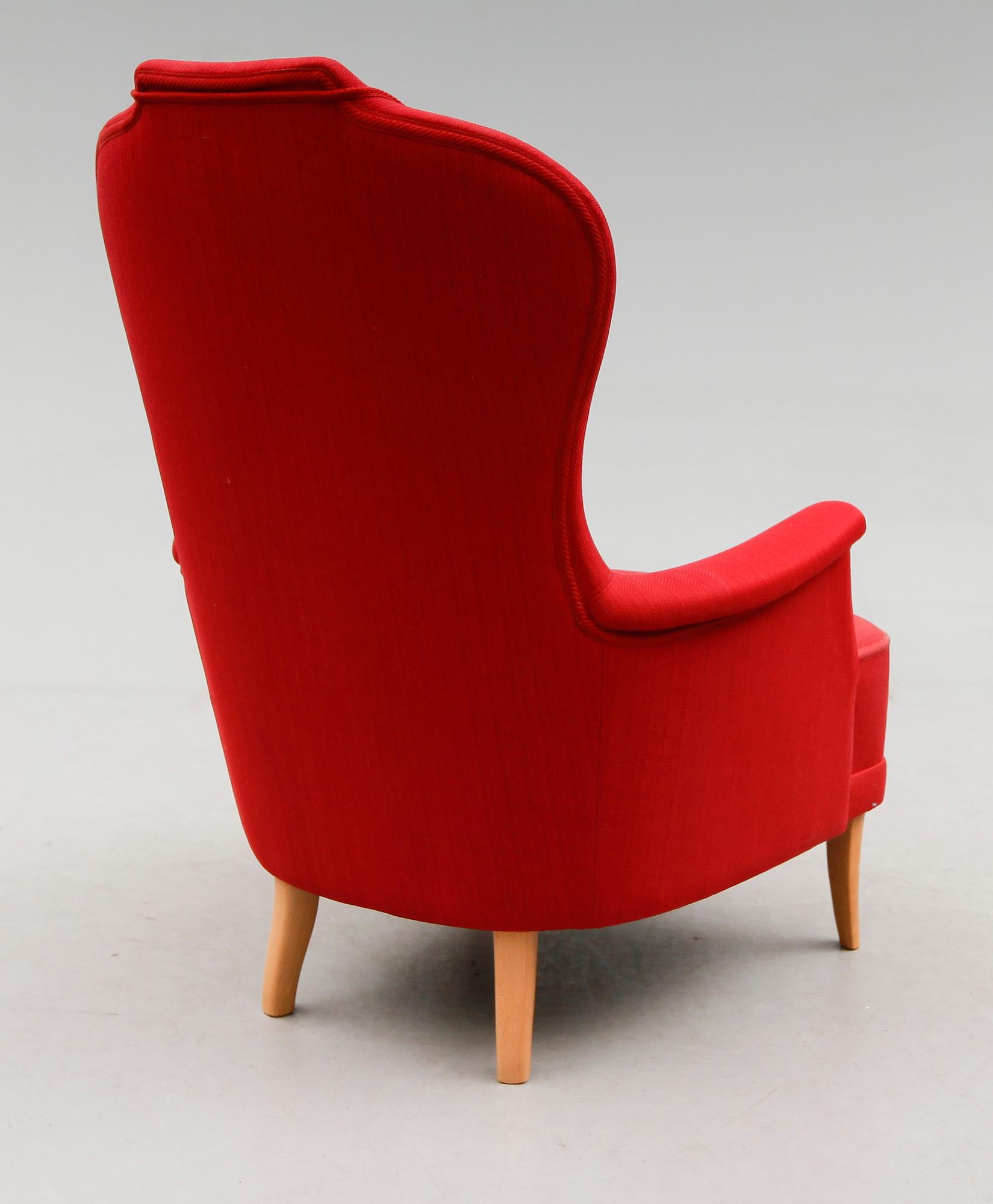 FÅTÖLJ, "Farmor", Carl Malmsten, 1900-talets andra hälft.