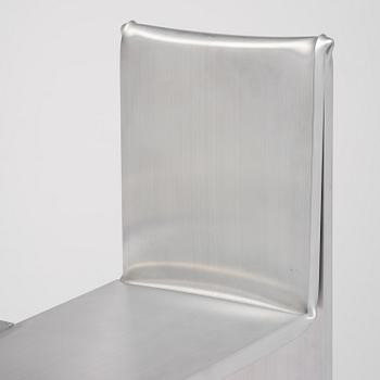 David Taylor, stol, unik, "Aluminium Chair", Studio Mellösaverken, Sverige, 2025.