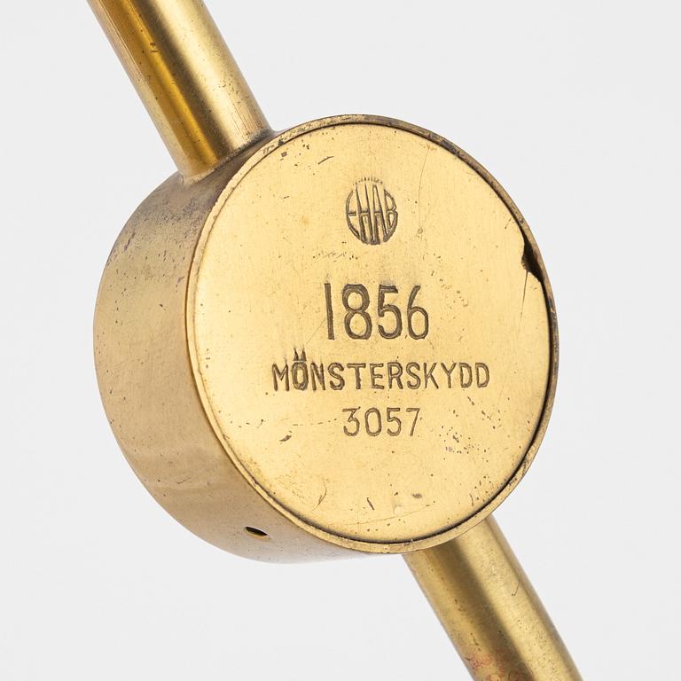 A Swedish Modern wall light, EHAB (Edward Hagman AB), Norrköping, 1940's/50's.