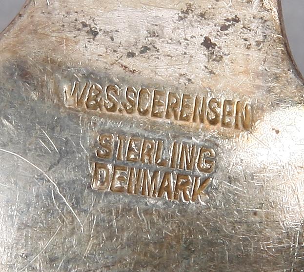 PARTI BESTICK, 36 delar, silver, bl a Danmark, 1900-tal. Ca 830 g.