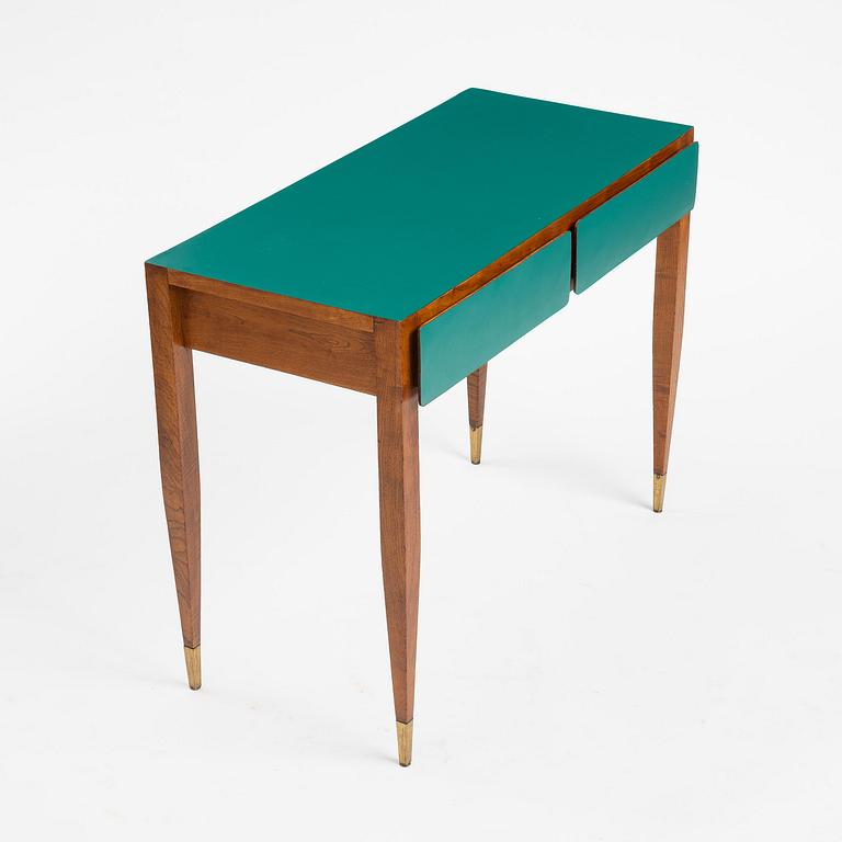 Gio Ponti, a vanity desk and chair, Giordano Chiesa or Cassina, for the Hotel Parco dei Principi, Rome, ca 1964.