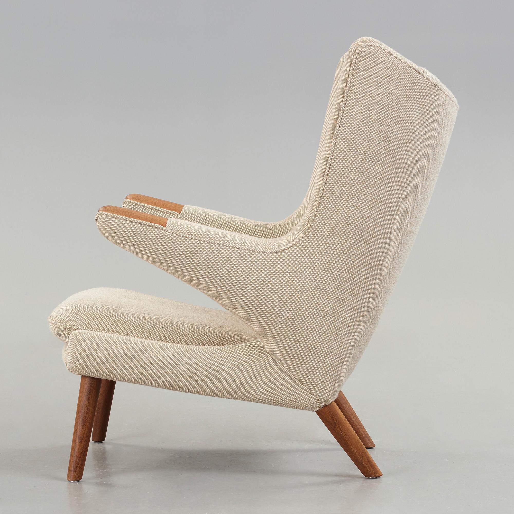 Hans J. Wegner, fåtölj, "Bamse/Papa bear", AP-Stolen, Danmark, 1960-tal.