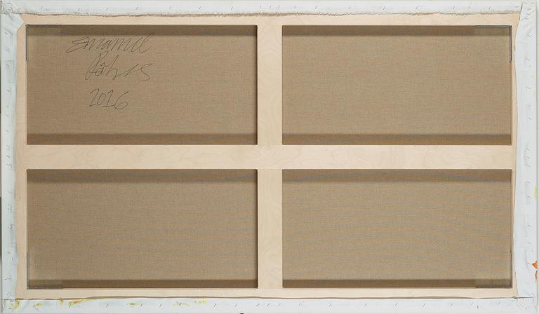 Emanuel Röhss, acrylic on canvas, signed and dated 2016 on verso.