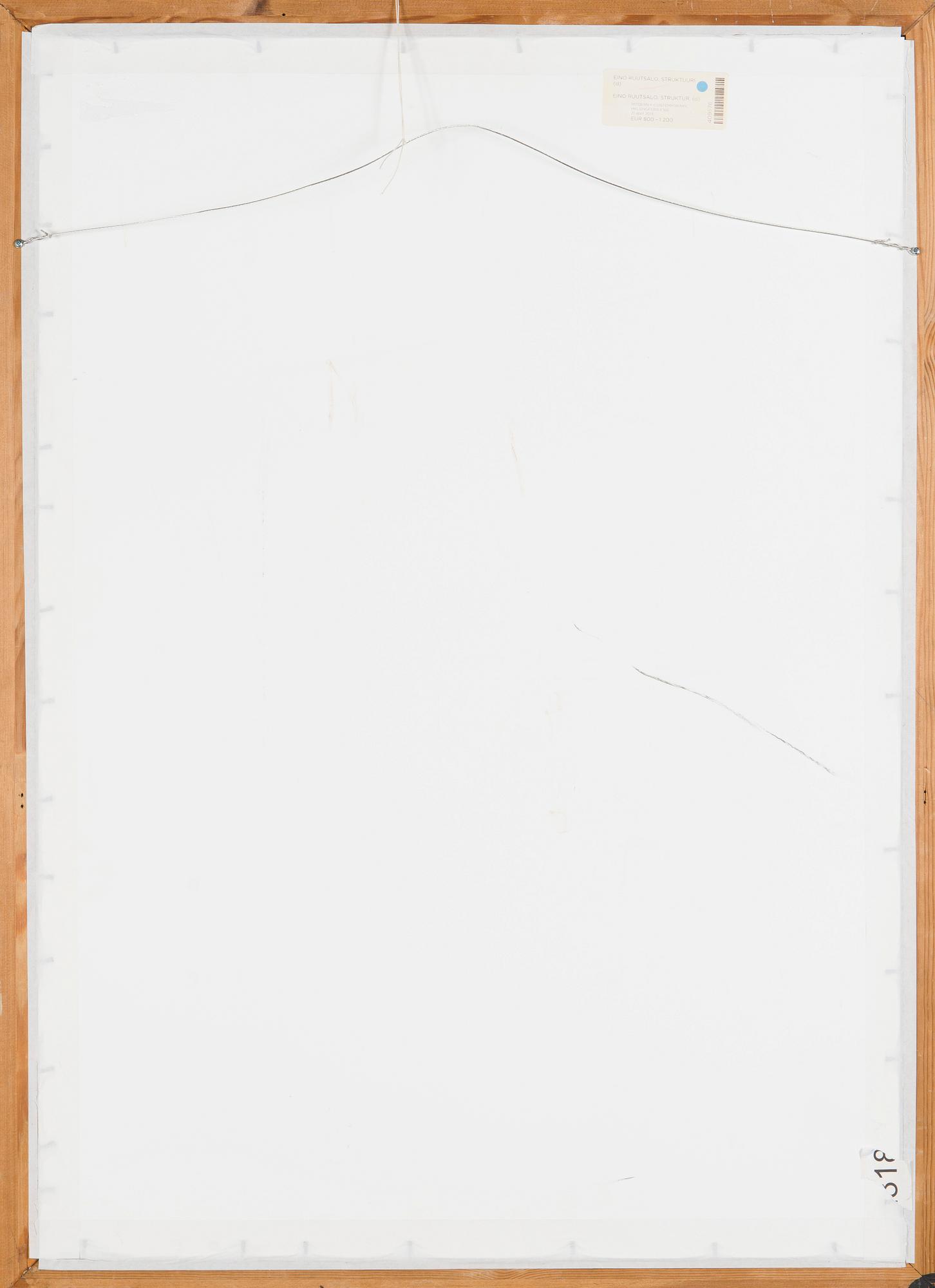 Eino Ruutsalo, Structure.