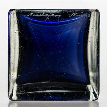 KAJ FRANCK, MALJAKOITA, 4 kpl, lasia. SIgneerattu Nuutajärvi Notsjö.