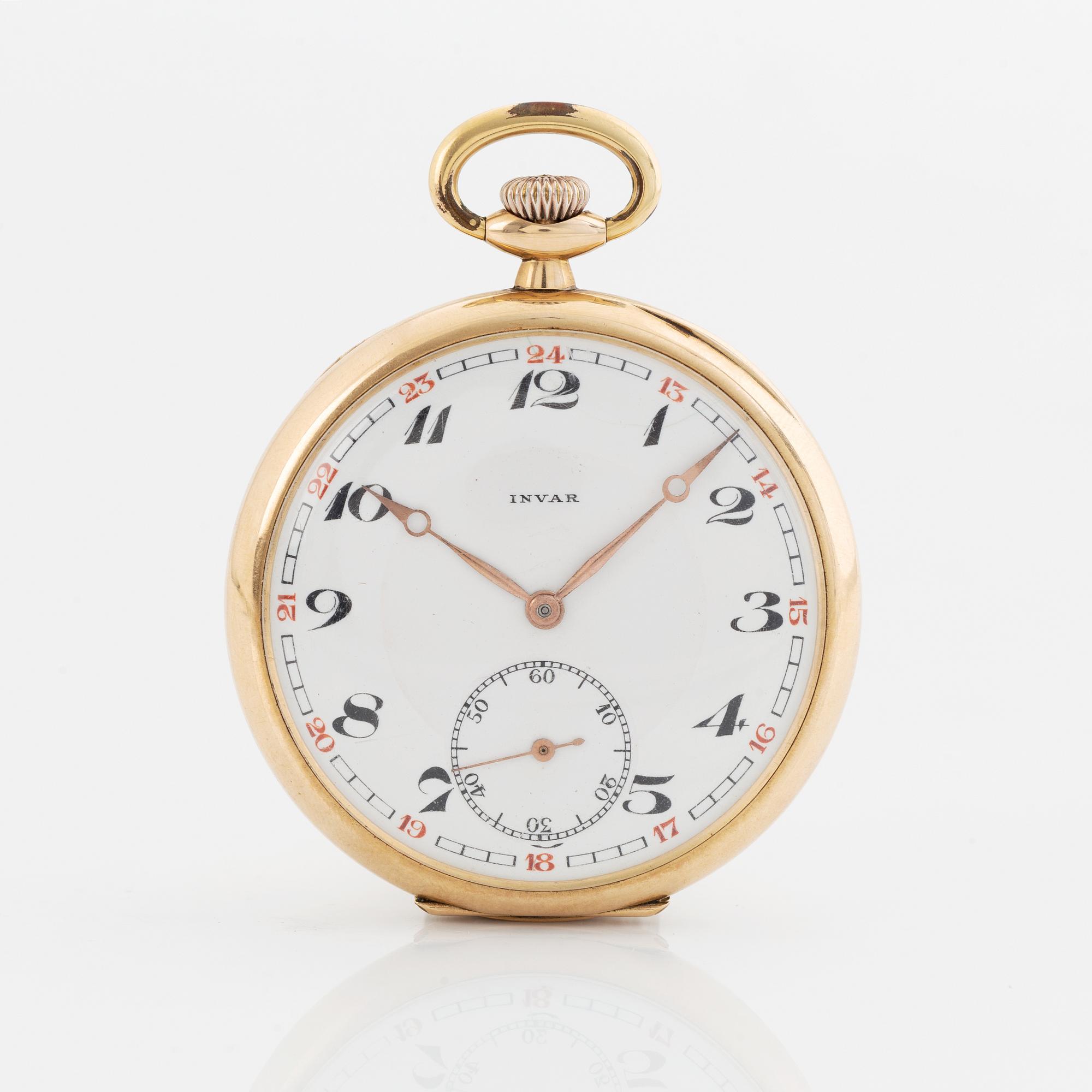 Invar pocket watch hot sale