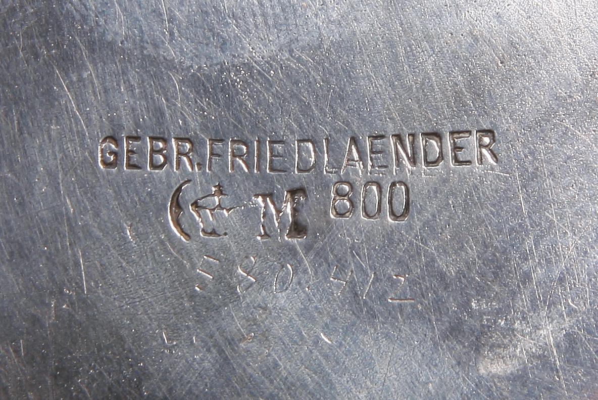 SÅSSNIPA, silver, rokokostil, Gebr. Friedlaender, Tyskland, 1900-talets första hälft.