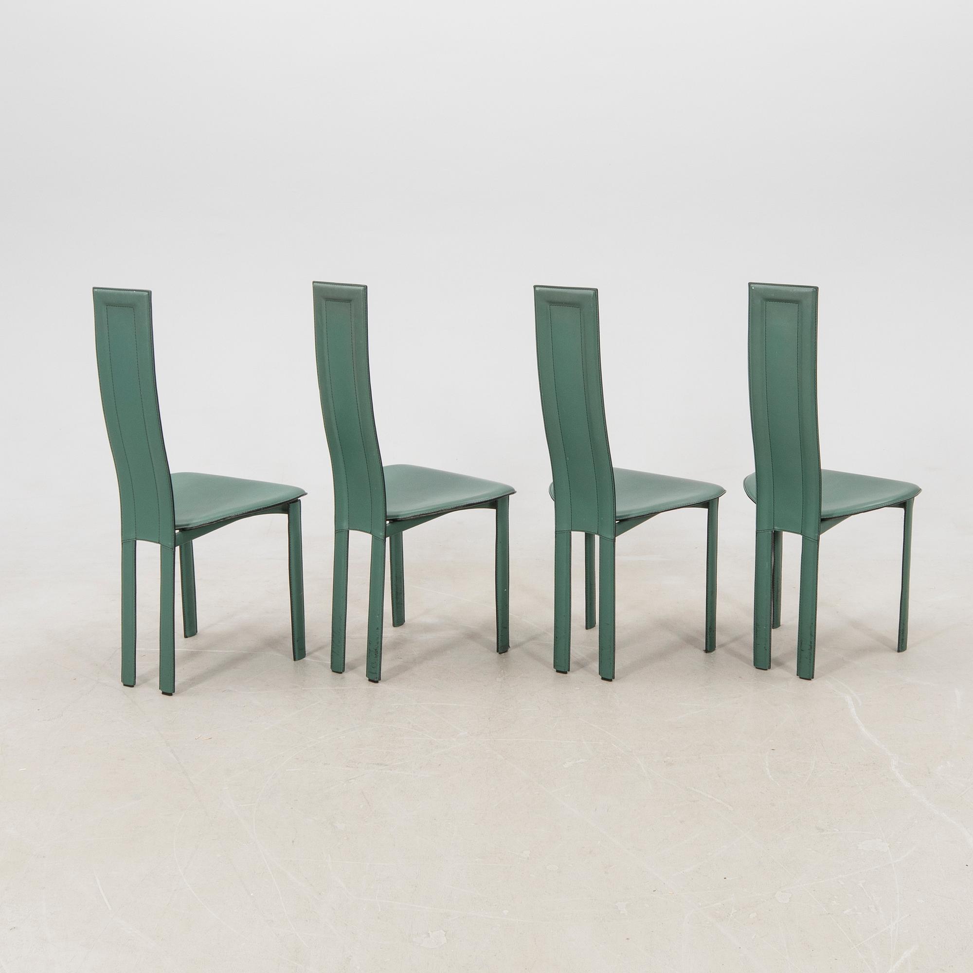 Giorgio Cattelan, chairs, 4 pcs, Italy, 1980s.