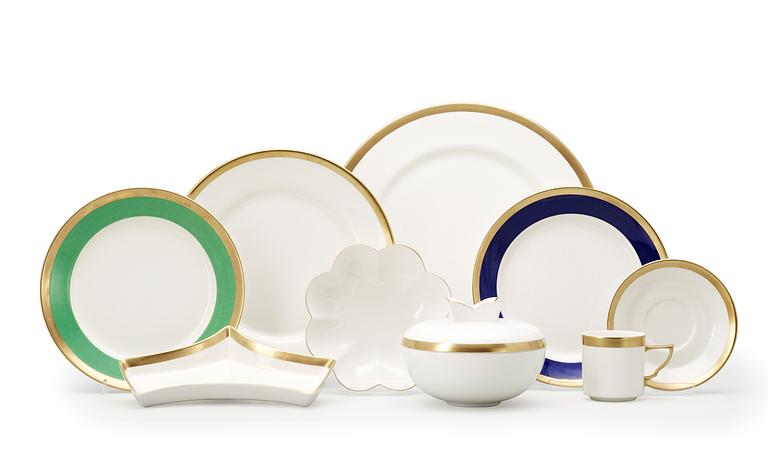 A Karin Björquist 36 pcs bone china "Nobel" service for Rörstrand.