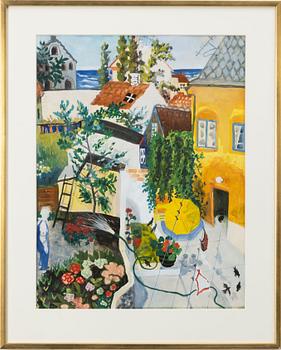 Mona Huss Walin, I trädgården, Skåne.
