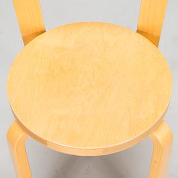 Alvar Aalto, a late 20th century '65' chair for Artek,