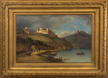 JOSEPH MAGNUS STÄCK, oil on canvas, signed and dated 1867.