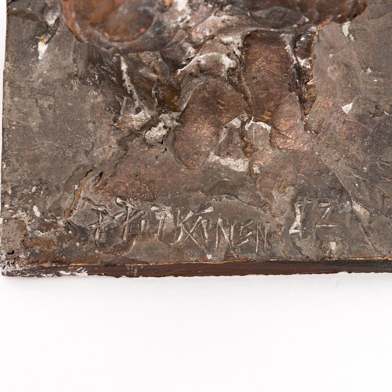 PEKKA PITKÄNEN, bronze, signed and dated -82.