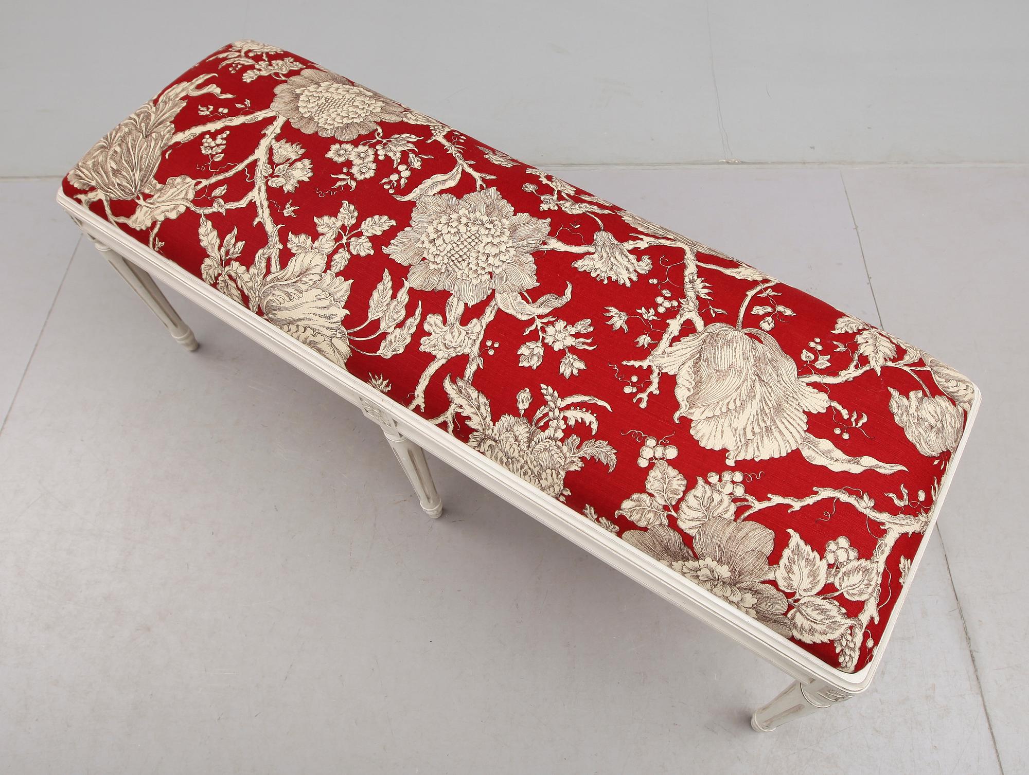 BÄNK, gustaviansk stil, 1900-talets andra hälft.