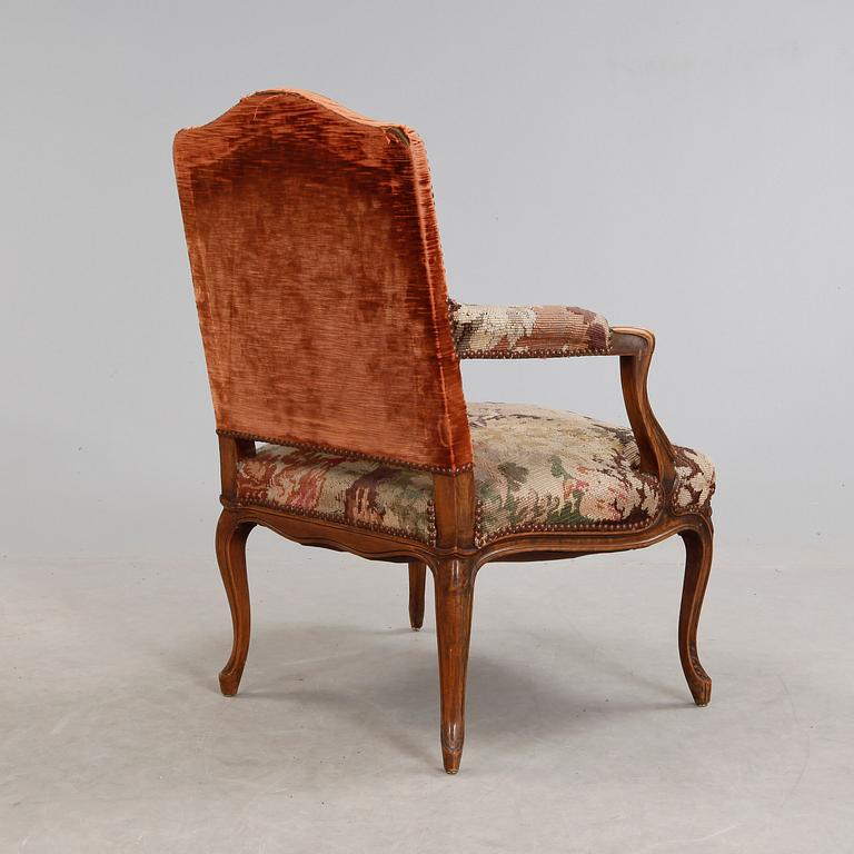 KARMSTOL, rokokostil, 1800-tal.