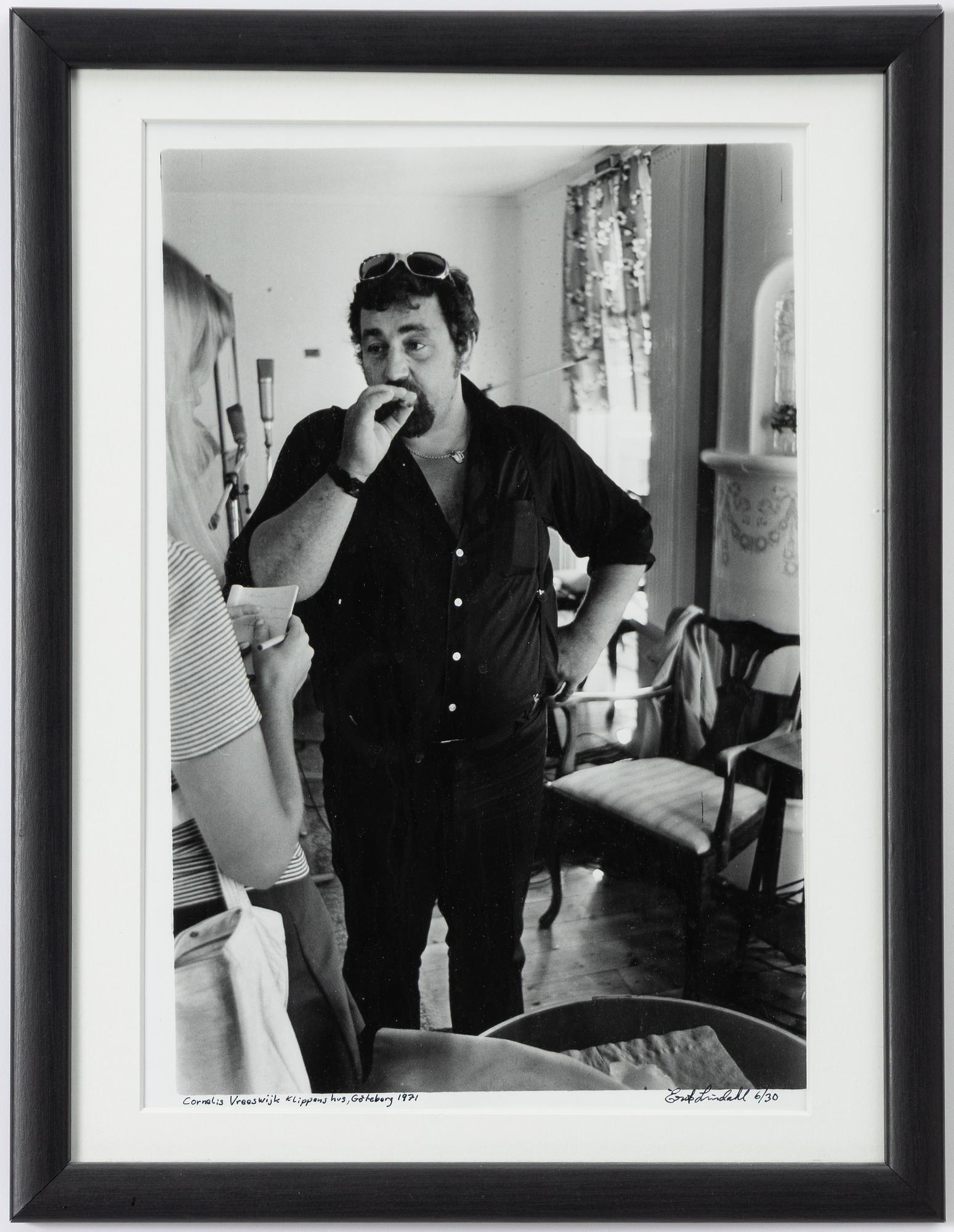 Erik Lindahl, "Cornelis Vreeswijk, Klippans hus, Göteborg", 1971.