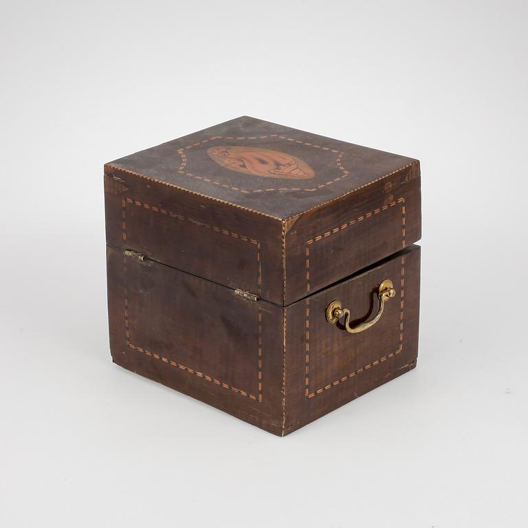 FLASKSCHATULL, 17/1800-tal.