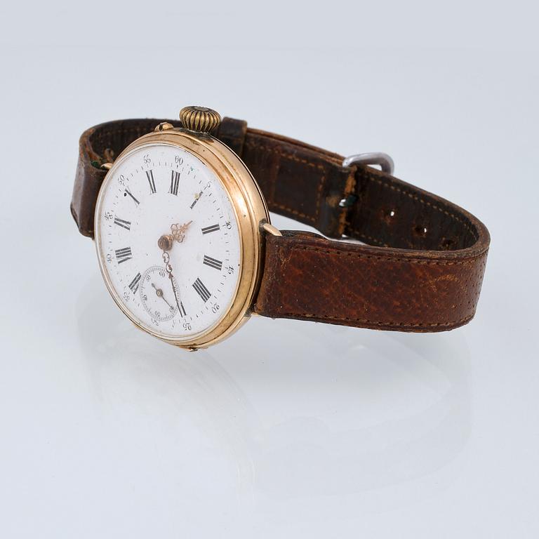 ARMBANDSUR, 14 k guld, 1900-talets första hälft.