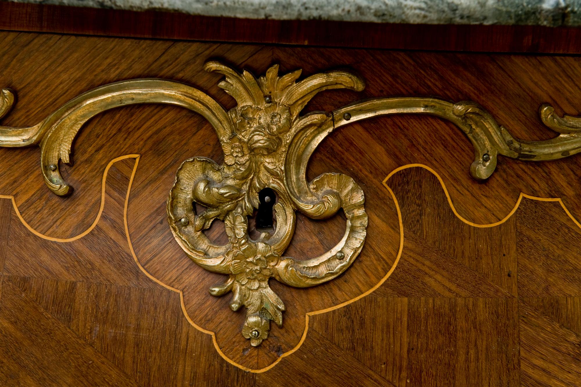 A Swedish Rococo commode by L. Nordin.