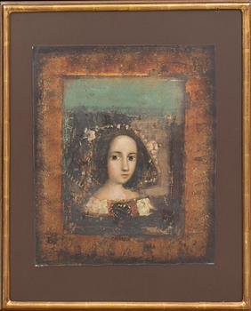 MERSAD BERBER, mixed media signed.