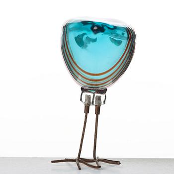 Alessandro Pianon, fågel, "Pulcino", Vistosi, Italien 1960-tal.